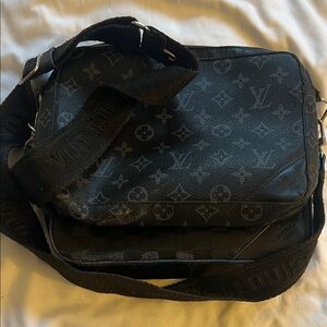 Louis Vuitton Black Monogram Messenger Bag